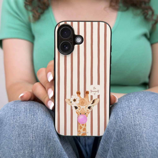 Sonique Stripe Stories Series Case Oppo Find X5 Pro 5g Brown Giraffe Bubblegum