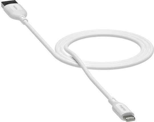 Mophie USB-A към Lightning кабел Бял 1m