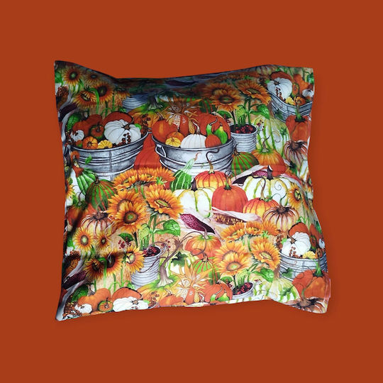 Oxygen Zierkissen Fields Pumpkin Fields 45x45cm