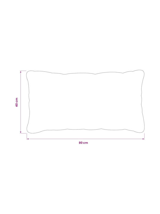 vidaXL Heerlen Sofa Cushion Anthracite 40x80cm