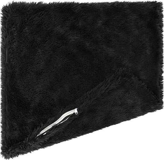 vidaXL Perna De Canapea Heerlen Neagră 50x50cm