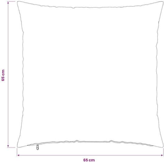 vidaXL Perna De Canapea Heerlen Fleece Taupe 65x65 Cm