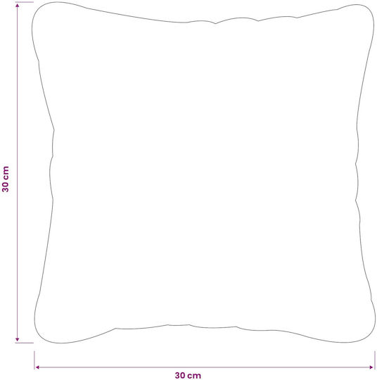 vidaXL Sofa-Kissen Heerlen Taupe 30x30cm