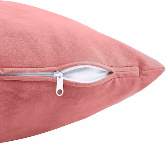 vidaXL Sofa Cushion Heerlen Velvet Pink 45x45cm