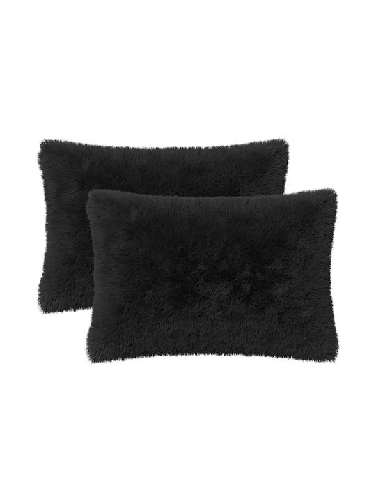 vidaXL Heerlen Sofa Cushion Black 30x50cm
