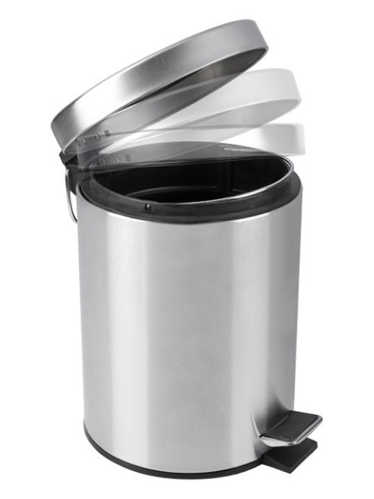 Differnz Coș de Gunoi pentru Baie Inox Soft Close 5lt