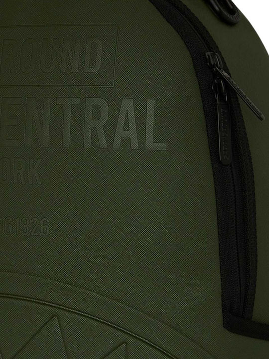 Sprayground Ученическа Раница За Гимназия U Shark Central Embossed Green Nylon