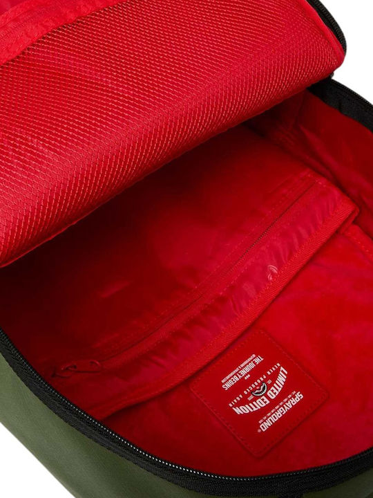Sprayground Ученическа Раница За Гимназия U Shark Central Embossed Green Nylon