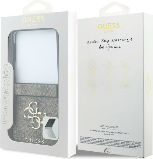 Guess Guess Handyhüllen Kunststoff / Silikon Braun Galaxy Z Flip