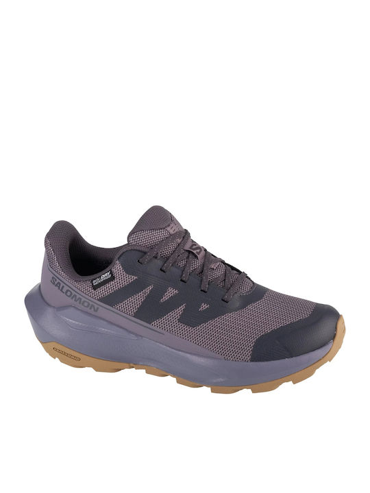 Salomon Elixir Women's Waterproof Purple Hiking Shoes
