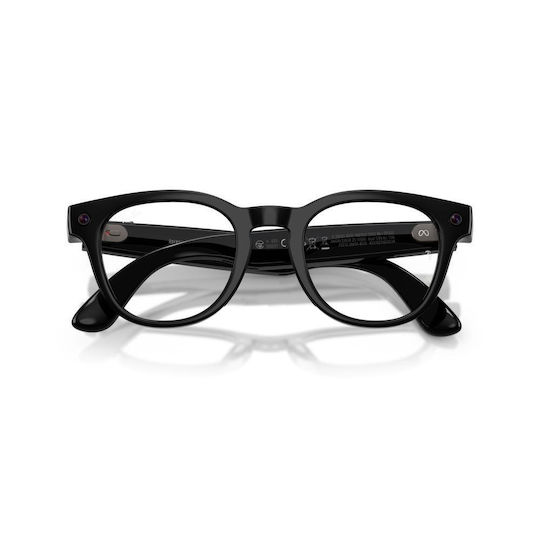 Ray-Ban Meta Scriber Optics Lucios Gen 2 Rw7002 2000 49 Ochelari Inteligenți Universal Fit Wi-fi 6 Bluetooth Cameră Înregistrare Video Asistent Vocal 32gb Flash Integrat Meta Ai Lentile Demo Negre