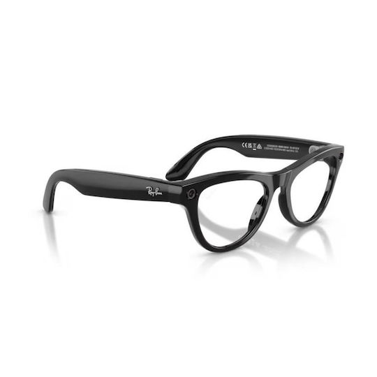 Ray-Ban Meta Skyler Gen 2 Lucios Rw4014 601/ch 52-20 Ochelari Inteligenți Wi-fi 6 Bluetooth High Bridge Fit Cameră Înregistrare Video Asistent Vocal 32gb Flash Lentile Transition Transparent Violet Negru