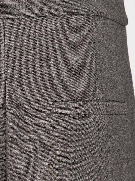 Women's Fabric Trousers in Regular Fit Anthracite