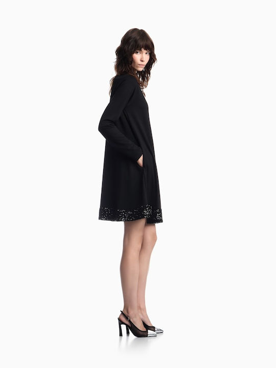 Sommer Mini Abendkleid Schwarz EW004672AF22598 UC001