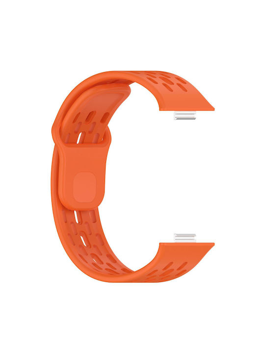 Silikon Tragbare Hülle in Orangen Farbe für Huawei Watch Fit 3 / 4 / 5 / 4 Pro / 5 Pro