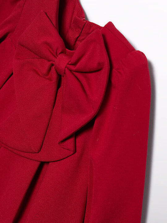 Mädchenkleid Gestrickt Rote