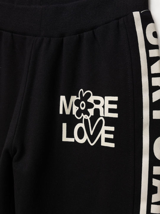 Kids Tracksuits Black 2 Pieces