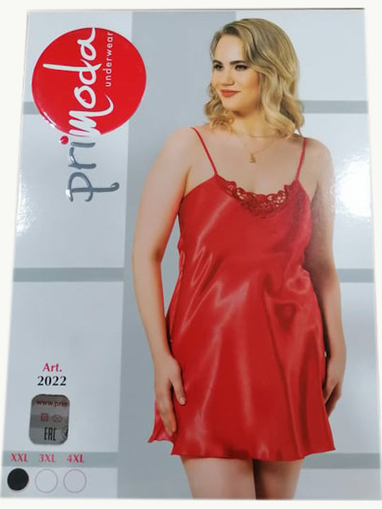 Primoda Sommerliches Damen-Nachthemd Weiß