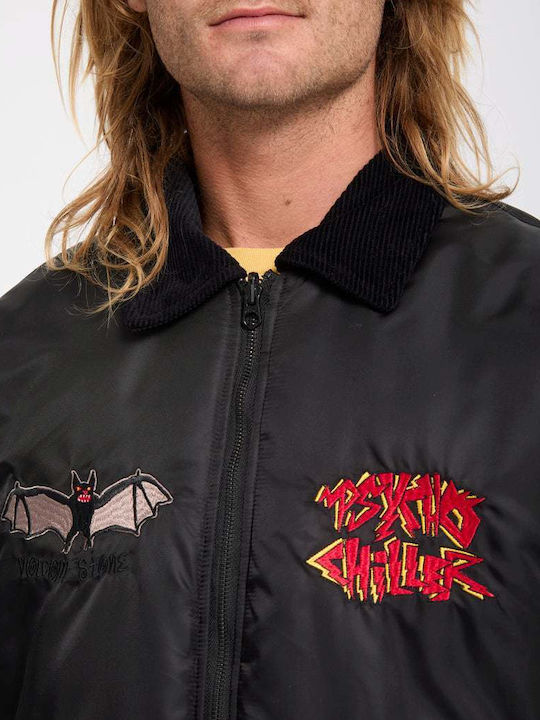 Bomber Beidseitig Schwarz Herren Jacken