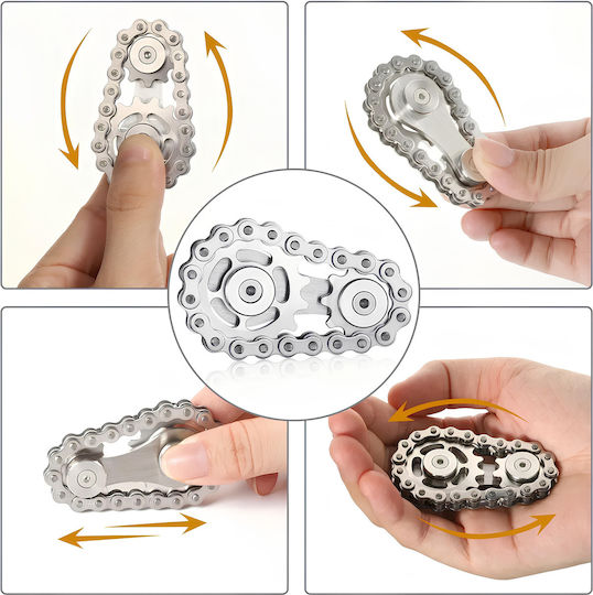 Cub Fidget Metalic Argintiu