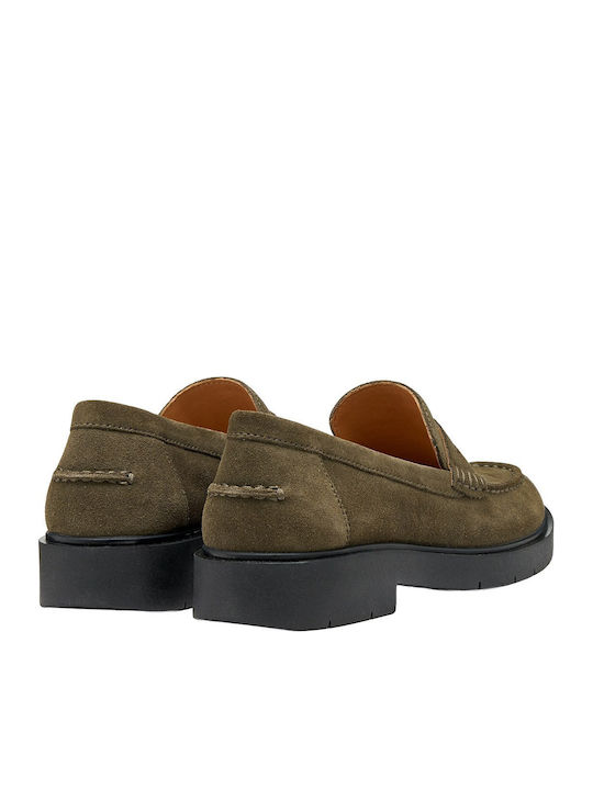 Spherica Γυναικεία Loafers σε Χακί Χρώμα