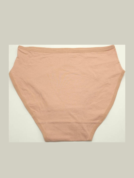 Slip pentru femei cu dantelă bej