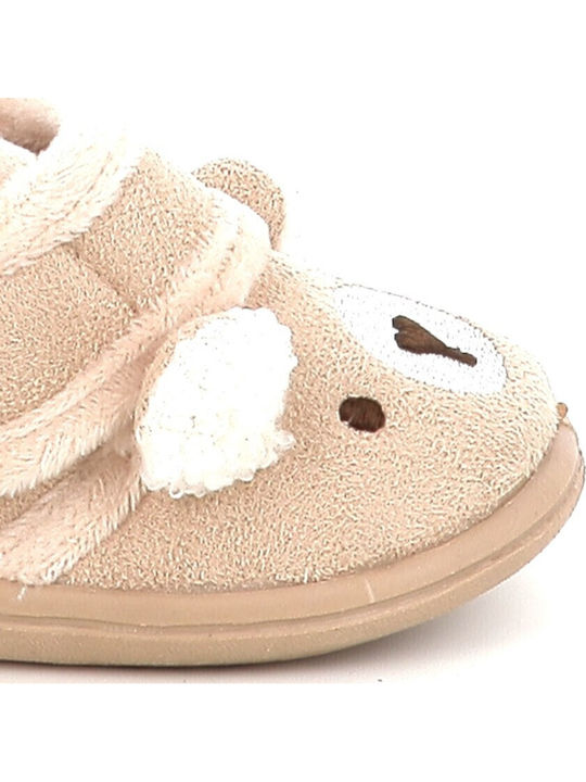 Anatomische Kinderhausschuhe Beige