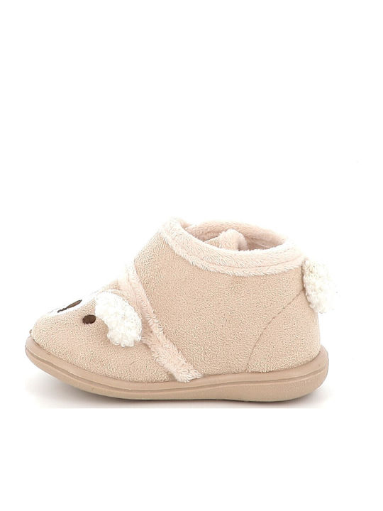 Anatomische Kinderhausschuhe Beige