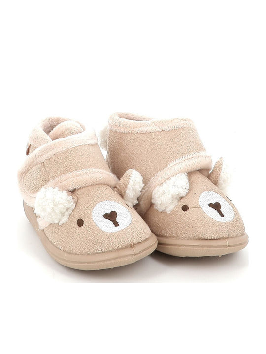 Anatomische Kinderhausschuhe Beige