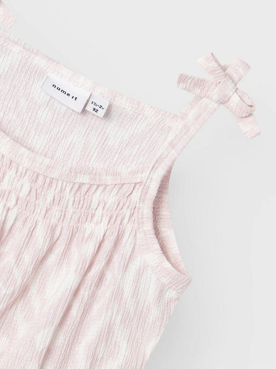 Kids Playsuit Shorts/Bermudas Fabric Pink