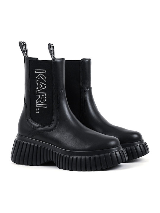 Karl Lagerfeld Μποτάκια Μαύρα