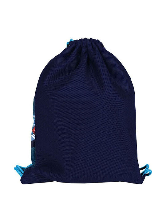 Paso Детска Чанта Мешка Синя 45x34см