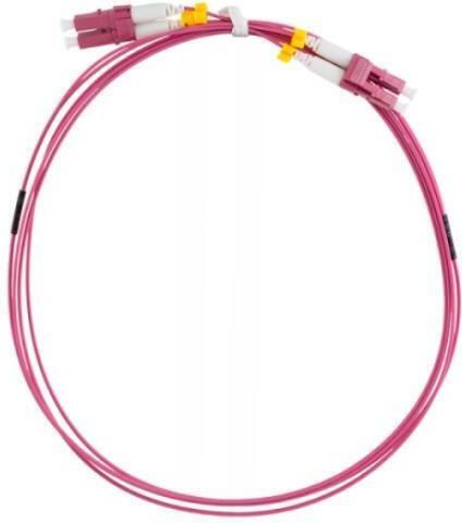 LogiLink Καλώδιο Οπτικής Ίνας LC/UPC-LC/UPC 1m Μωβ