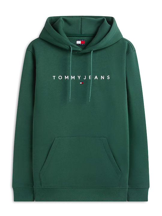 Sweatshirt mit Kapuze Weiß-Grün
