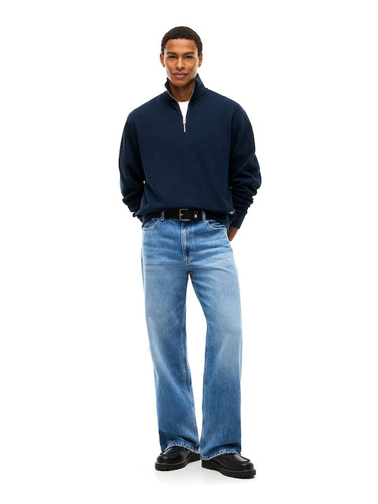 Long Sleeve Blue Blouse