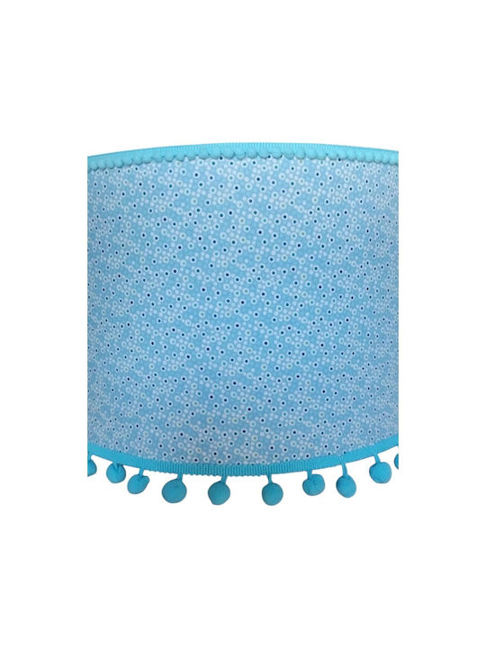 Soft Floor Lamp with E27 Lamp Bulb Base Blue