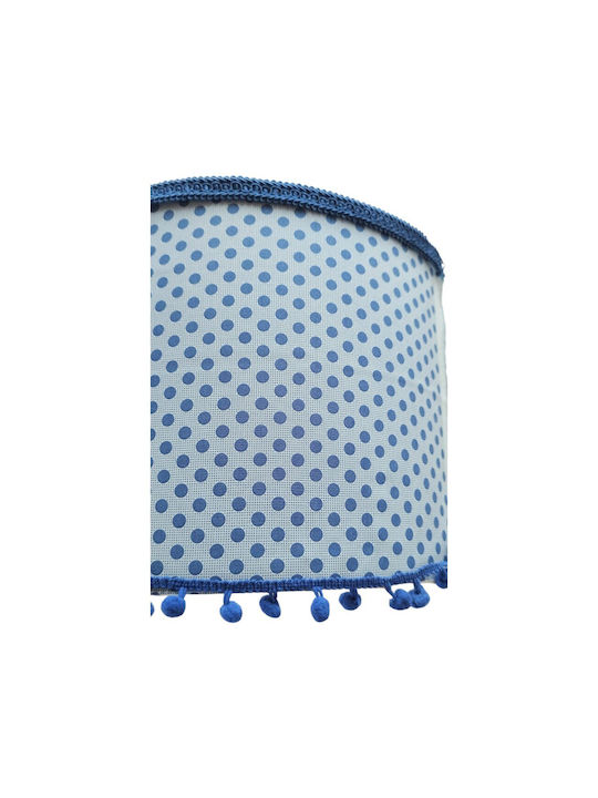 Small Dots Floor Lamp Dimensions With Lamp Bulb Base For E27 Blue