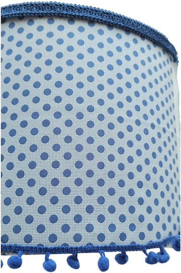 Oxygen Small Dots Dimensions Floor Lamp Blue