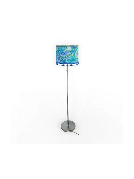 Elektrische Stehlampe Höhe 35xLänge 1.65cm mit Lampenbirnensockel für E27 Blaue