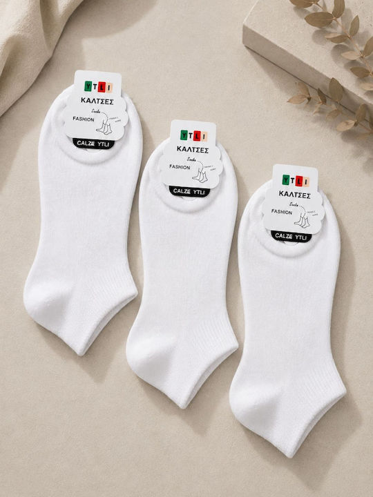 YTLI White Socks 3Pack YTLI White Socks 3Pack