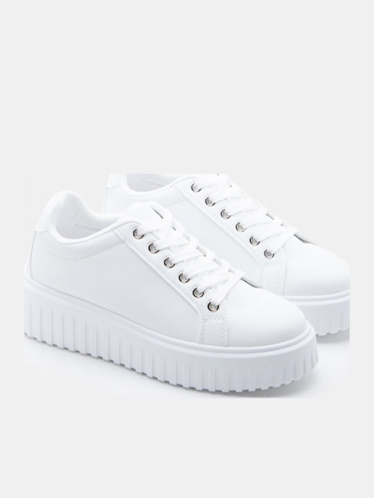 Women's Flatforms Sneakers White
