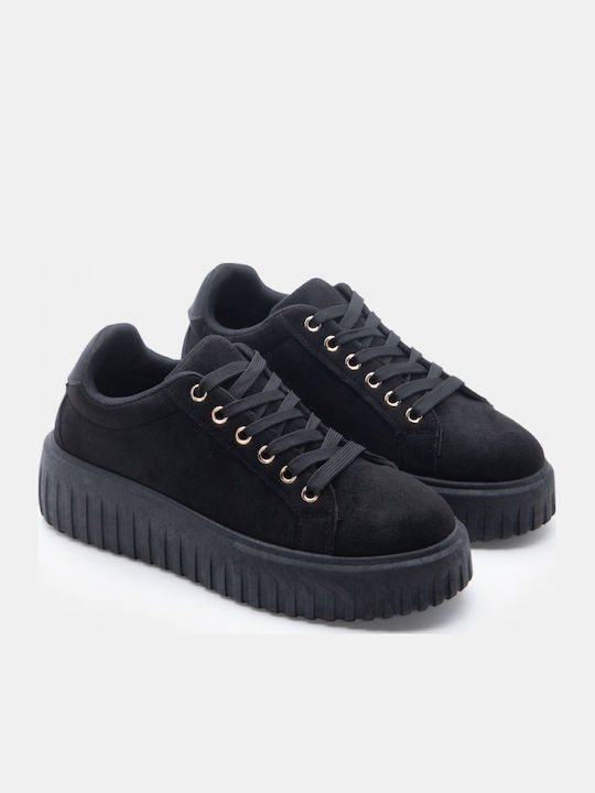 Adidași Flatforms Pentru Femei Negri