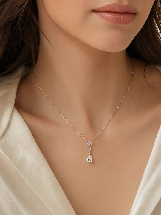 Senzio Belibasakis Senzio Belibasakis Halskette aus Vergoldetem Silber mit Diamant Senzio Belibasakis Senzio Belibasakis Halskette aus Vergoldetem Silber mit Diamant