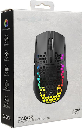 White Shark WGM-5020 Wireless RGB Gaming Mouse 6400 DPI Black