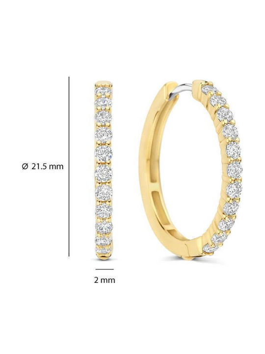 Ti Sento Silver Hoop Earrings