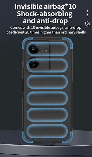 Orso Magic Shield Back Cover Σιλικόνης Μπορντό (Redmi 13C 4G / Poco C65 4G)
