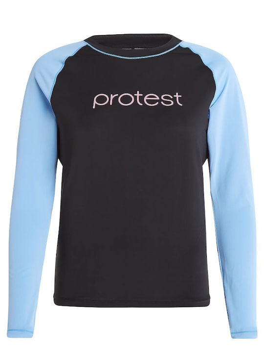 Protest Rashguard Women's Long Sleeve Sun Protection Shirt Black