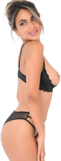 Daring Intimates Смесени И Съвпадащи Дантелени Прашки Черни M L