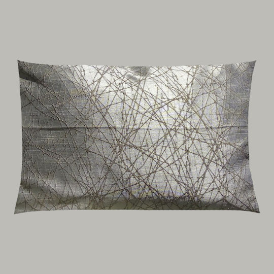 Shinny Lines Luxus Stoff Zierkissen 50x70cm