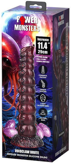 Power Monsters Inflatable Dildo With Suction Cup Purple